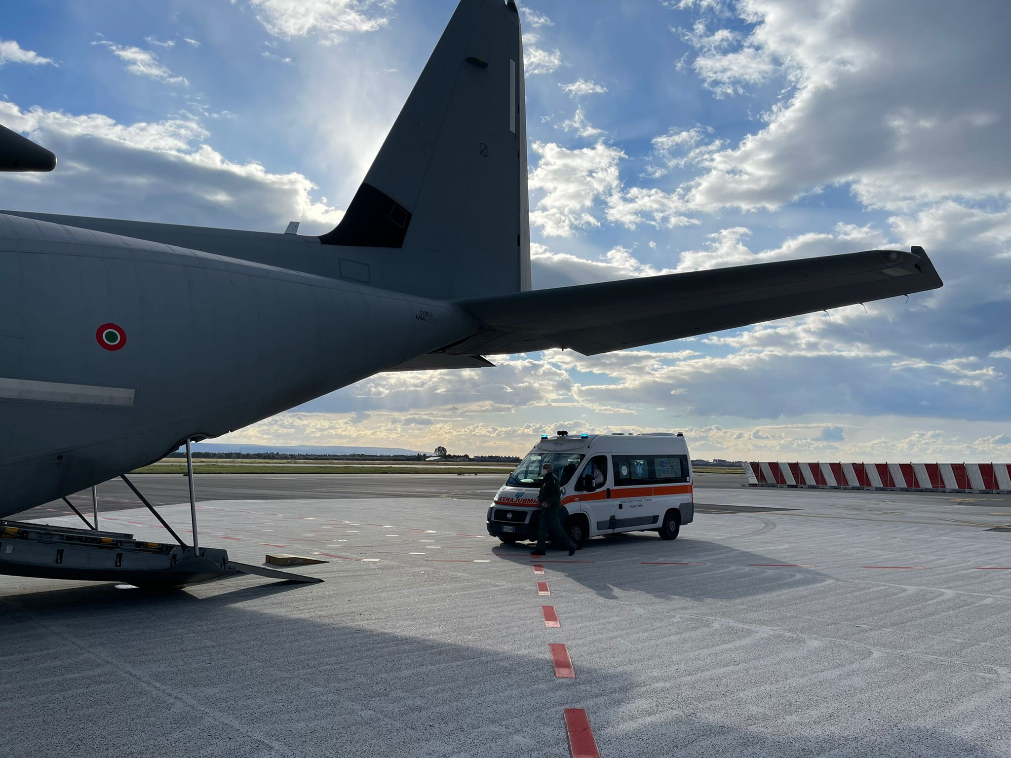 Soccorso Aereo, un velivolo militare C-130J