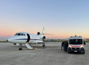 Volo sanitario: neonato in pericolo di vita