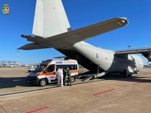Volo sanitario urgente da Cagliari a Firenze