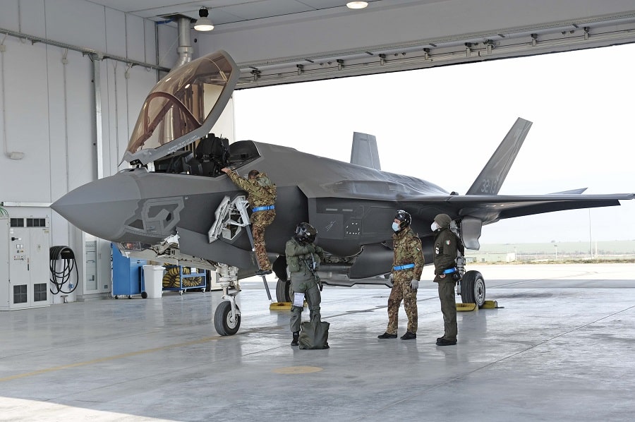 F35 in servizio QRA NATO 9