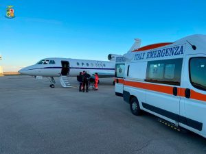 Trasporto sanitario urgente da Alghero a Pescara