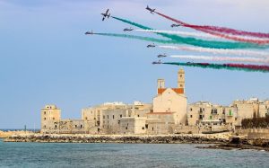 aerei militari in volo - freccie tricolore