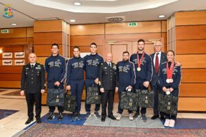 Sport: Il Capo di SMA ha incontrato una delegazione di atleti azzurri che hanno partecipato ai Giochi Olimpici invernali e ai mondiali di Curling