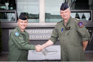 NATO: il Quartier Generale dell’Allied Air Command accoglie il nuovo Chief of Staff Il Gen. D.A. Ercolani subentra al Major General Jörg Lebert