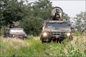 militari in auto