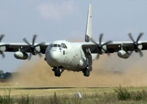 aereo militare in volo