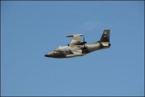 aereo militare in volo