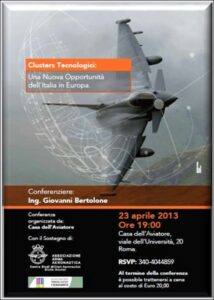130423 Giovanni Bertolone Clusters Tecnologici
