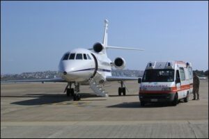 ambulanza e aereo