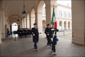 GLI ALLIEVI MARESCIALLI DI GUARDIA AL QUIRINALE - Aeronautica Militare