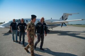 IL DIRETTORE OPERATIVO PER IL COORDINAMENTO DELLE EMERGENZE DELLA PROTEZIONE CIVILE IN VISITA AL 3° STORMO - Aeronautica Militare
