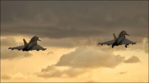 aerei militari in volo