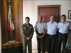 IL CAPO SERVIZIO INFRASTRUTTURE A GHEDI - Aeronautica Militare