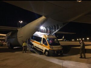 ambulanza in volo grecia