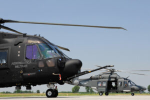 Arrivo degli assetti dell'Aeronautica Militare