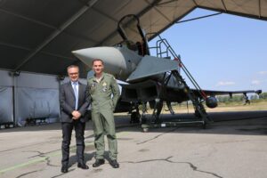TFA 4° STORMO: VISITA DELL'AMBASCIATORE ITALIANO IN BULGARIA