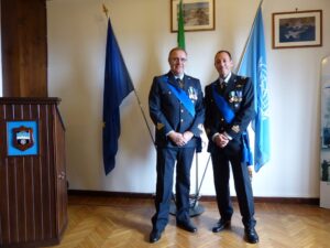 Col Emiliani Direttore uscente e TColVocino Direttore entrante