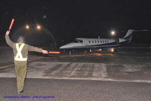 partenza di un aereo