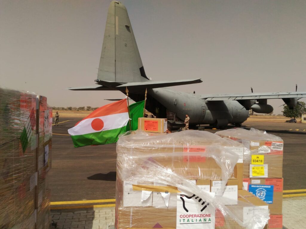 NIGER: UN C-130J DELLA 46^ BRIGATA AEREA HA TRASPORTATO SETTE TONNELLATE DI FARMACI