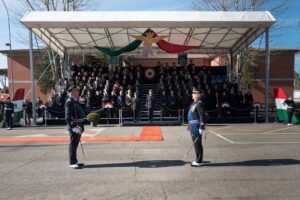 passaggio di consegne e palco autorità