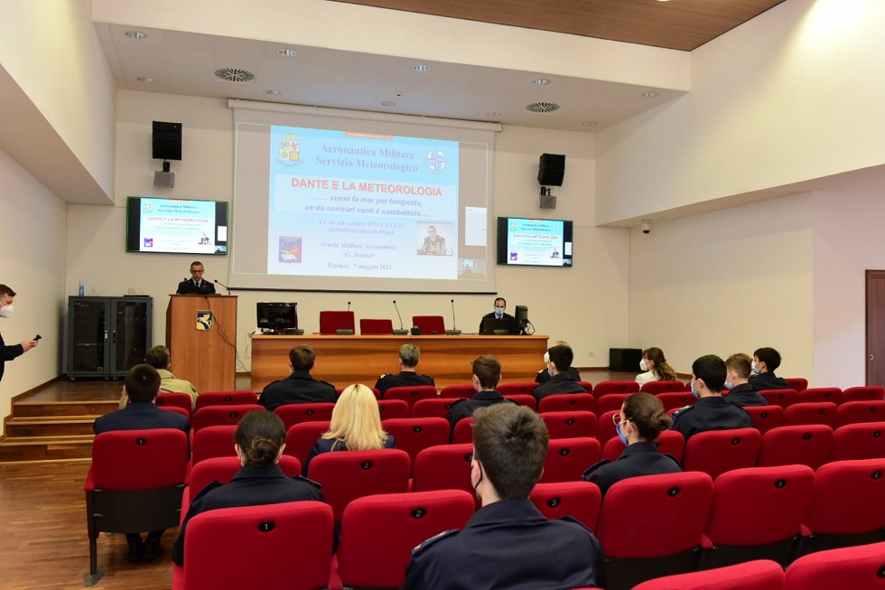 METEO: "DANTE E LA METEOROLOGIA" ALLA SCUOLA MILITARE GIULIO DOUHET - Aeronautica Militare