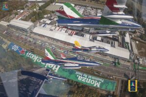 FORMULA 1, MONZA: LE FRECCE TRICOLORI DANNO IL VIA AL GRAN PREMIO D'ITALIA - Aeronautica Militare