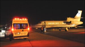 ambulanza e aereo