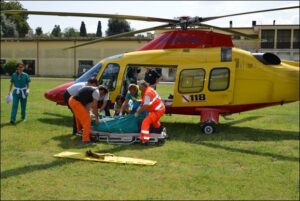 soccorso tramite elicottero