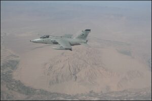 aereo militare in volo