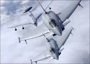 aereo militare in volo