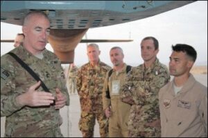 IL GENERALE BOLGER IN VISITA ALL'A.M. DI SHINDAND - Aeronautica Militare