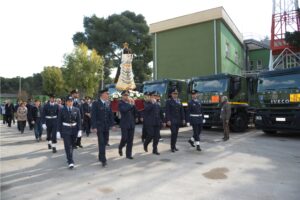 cerimonia militare trasporto del santo