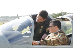 IL RAGGRUPPAMENTO AUTONOMO DEL MINISTERO DELLA DIFESA IN VISITA AL 70° STORMO
