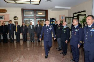 Arrivo del Gen. Lodovisi al Circolo Ufficiali