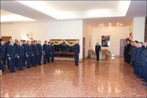 Arrivo in sala del Comandante del COMAER