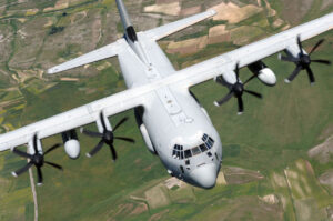 C130JHERCULES in volo