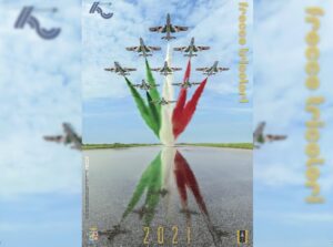 aerei militari in volo - freccie tricolore