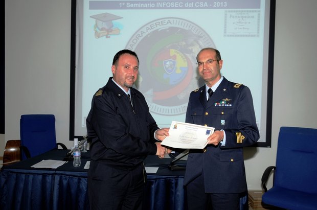 Consegna Attestati 1 Seminario INFOSEC CSA