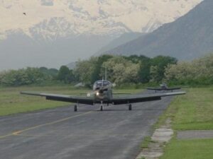aereo al decollo