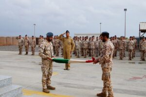 AMMAINA BANDIERA PER LA TFA DI GIBUTI - Aeronautica Militare