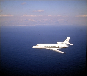 aereo militare in volo
