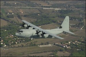 aereo militare in volo