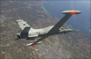 aereo militare in volo