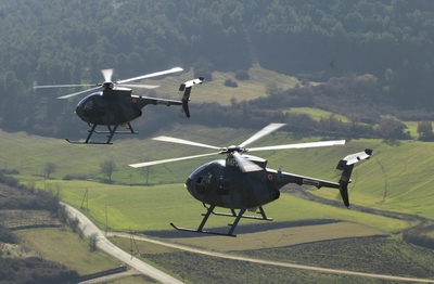 elicotteri in volo