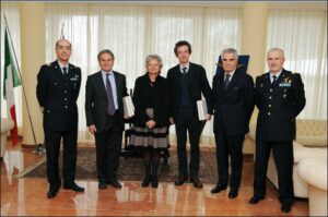 Da-sx-Gen-Di-Lauro-Prof-Salatino-Profssa-Testa-Prof-Manfredi-Prof-Karrere-e-Gen-Baldi