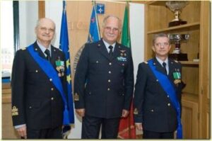 Da sx il Gen Tortora il Gen Marani e il Gen D Orazio