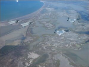 aerei militari in volo