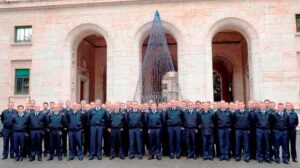 Foto di gruppo al piazzale dei Tre Archi