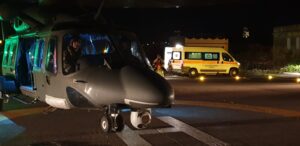 HH 139A SU PIAZZOLA MESSINA PER SBARCO INFARTUATO