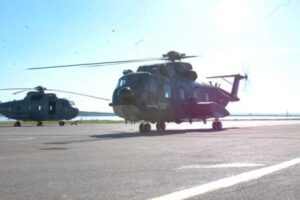 HH 3F IN RULLAGGIO CON ELICOTTERO TUNISINO